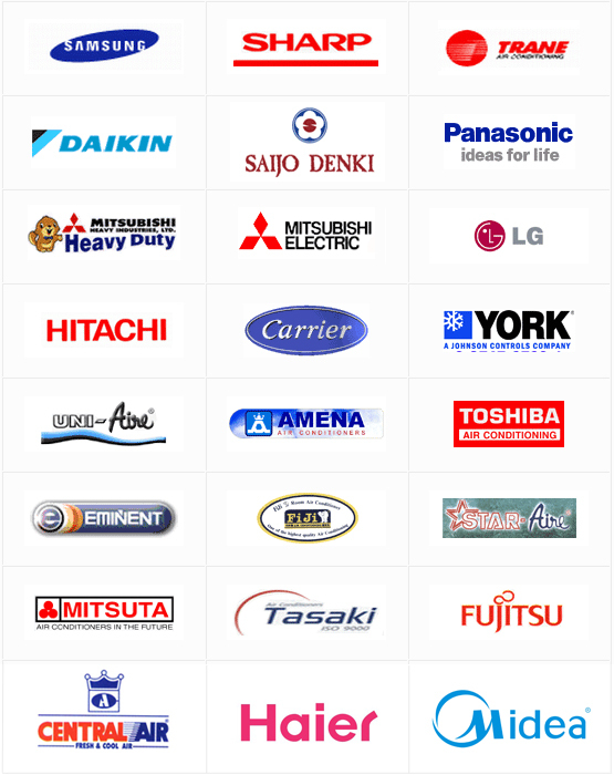 โลโก้แบรนด์เครื่องปรับอากาศ